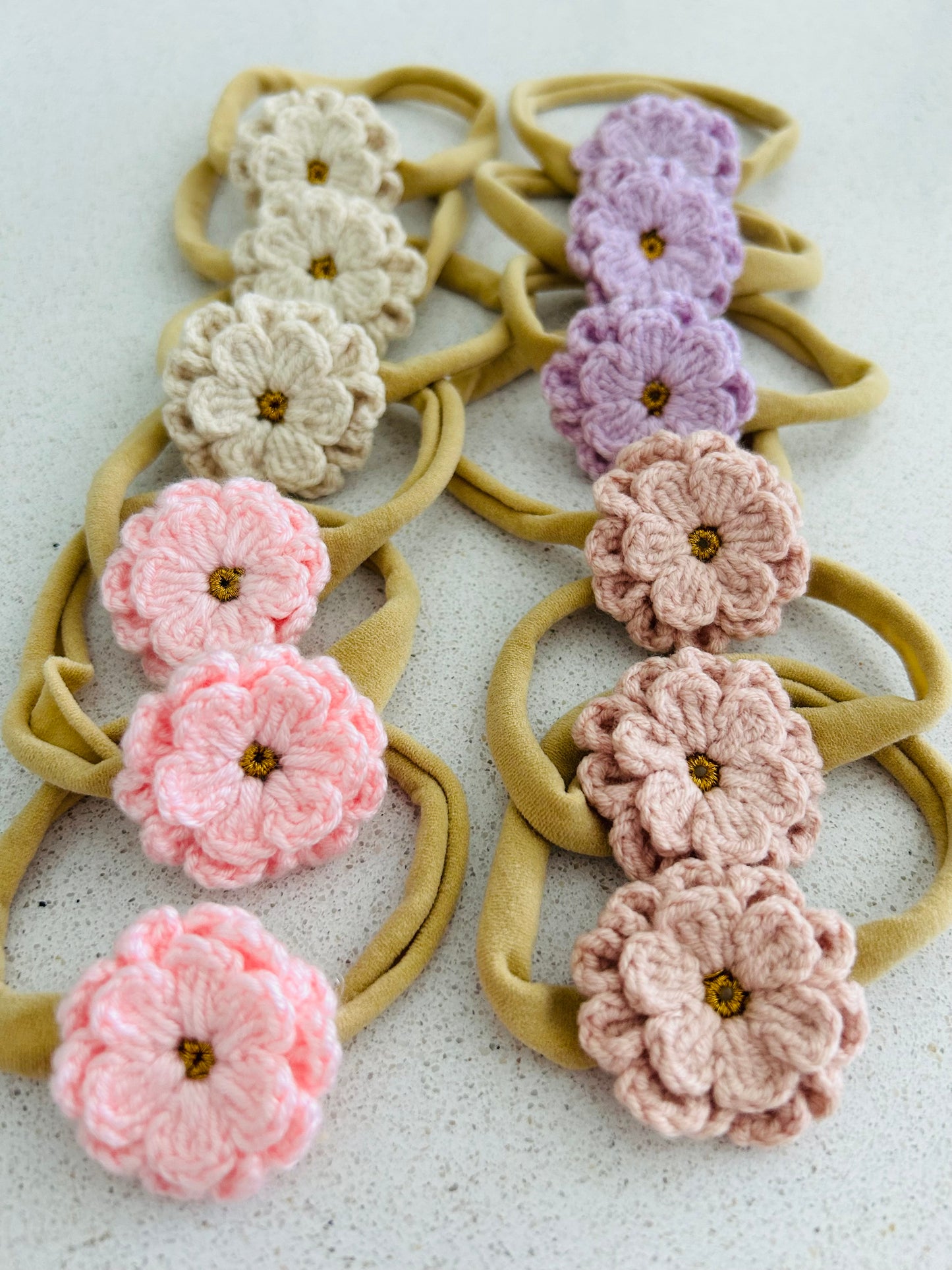 Double Daisy Headband